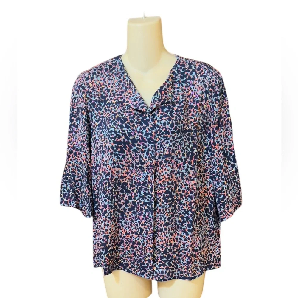 Revolve Three‎ Eighty Two Wyatt Split V Blouse NWT